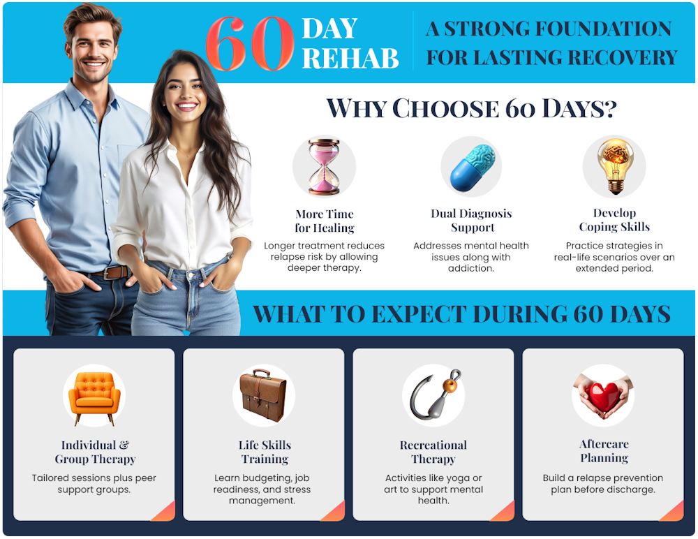 Crestview Recovery - 60 Day Rehab infographics