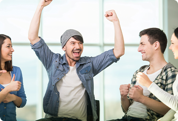 supportive group from a professional drug rehab center