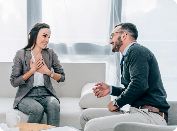 One-on-one session during dual diagnosis treatment