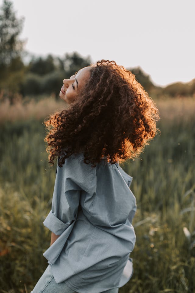 Young girl in private therapy focusing on healing