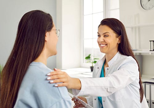 therapist counseling sedative drug addiction patient
