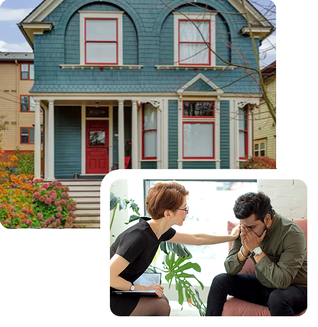 Individual therapy addressing co-occurring mental health and addiction issues